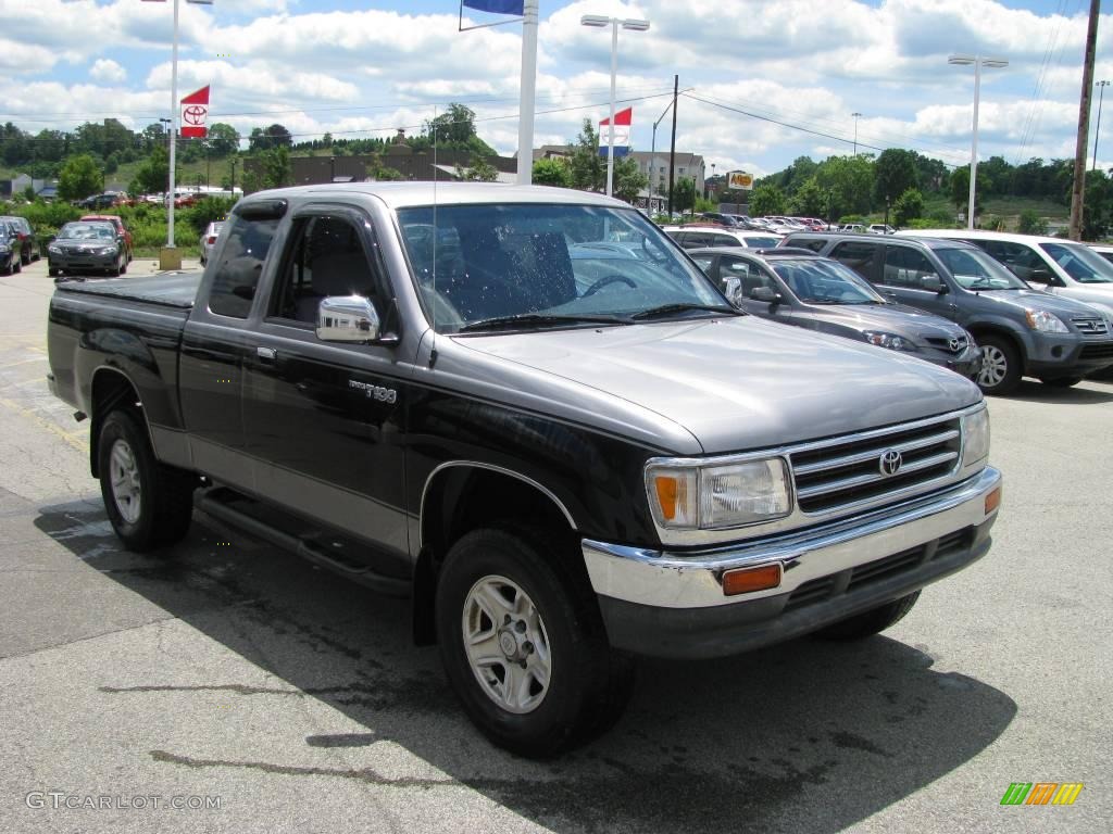 1997 T100 Truck SR5 Extended Cab 4x4 - Pewter Pearl Metallic / Gray photo #10