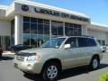 2002 Vintage Gold Metallic Toyota Highlander V6 4WD  photo #1