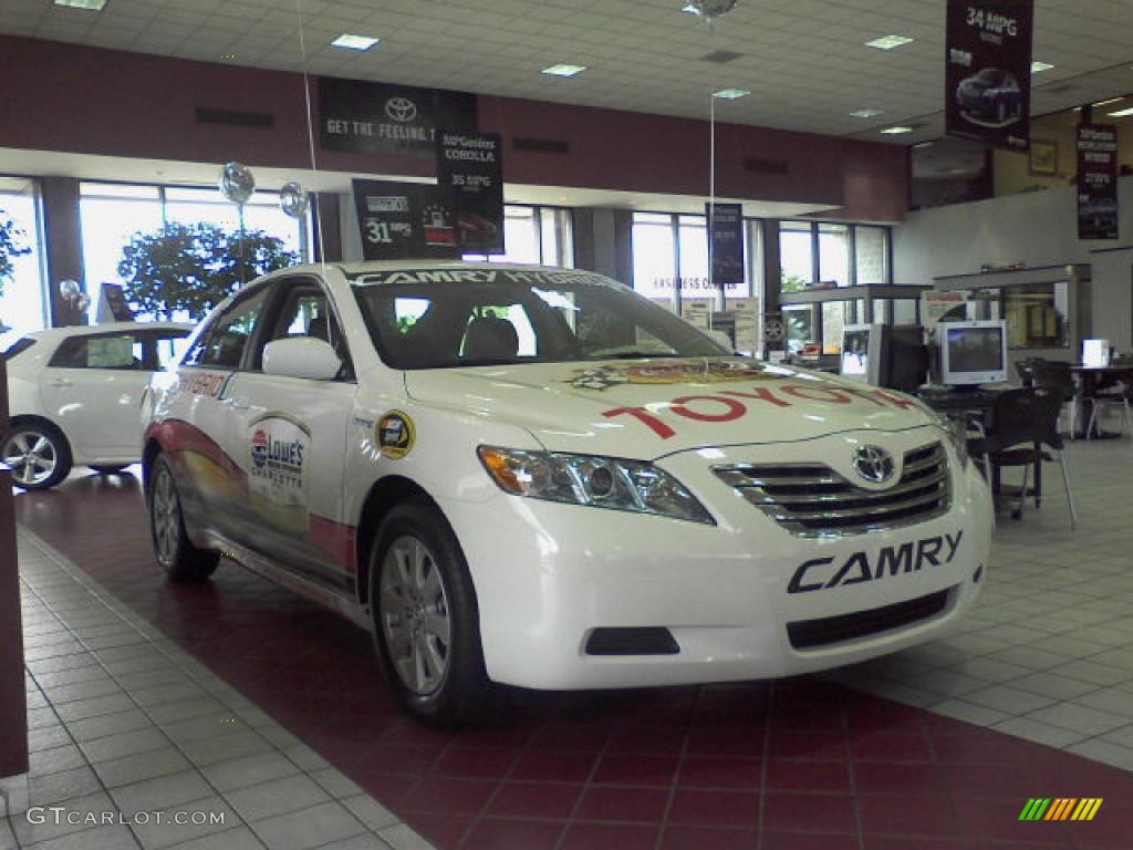 2009 Camry Hybrid - Super White / Ash photo #1