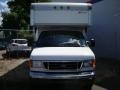 2004 Oxford White Ford E Series Cutaway E450 Commercial Moving Truck  photo #1
