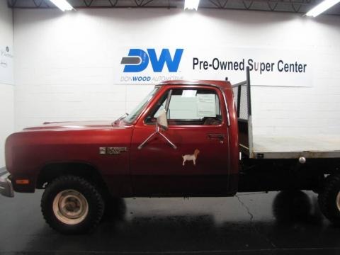 1986 Dodge Ram Truck W150 Power Ram Regular Cab 4x4 Data, Info and Specs