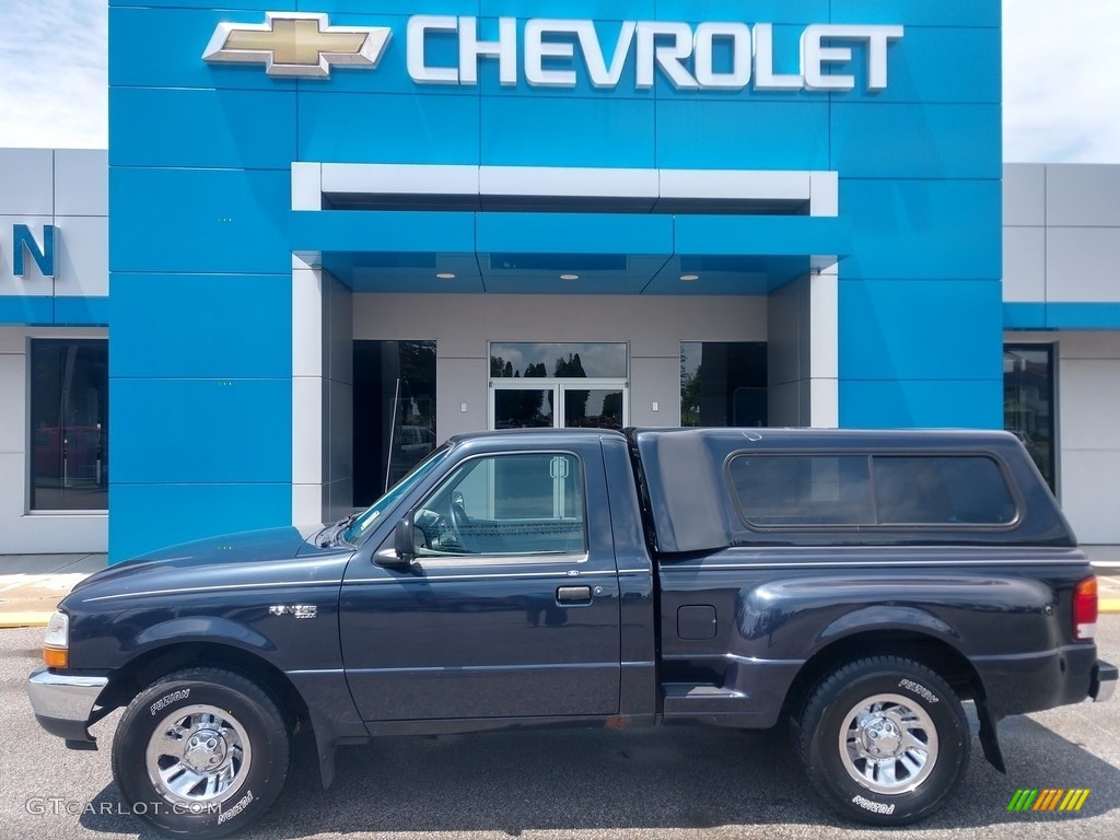 Black Clearcoat 1999 Ford Ranger XLT Regular Cab Exterior Photo #138170038