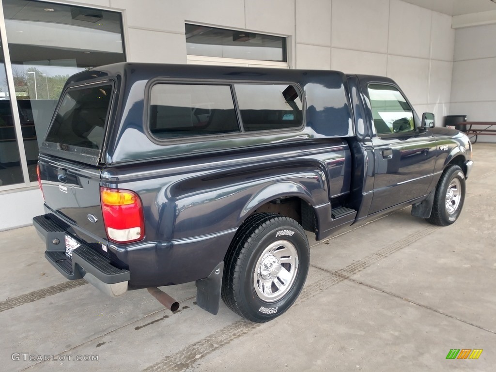 1999 Ranger XLT Regular Cab - Black Clearcoat / Medium Graphite photo #4
