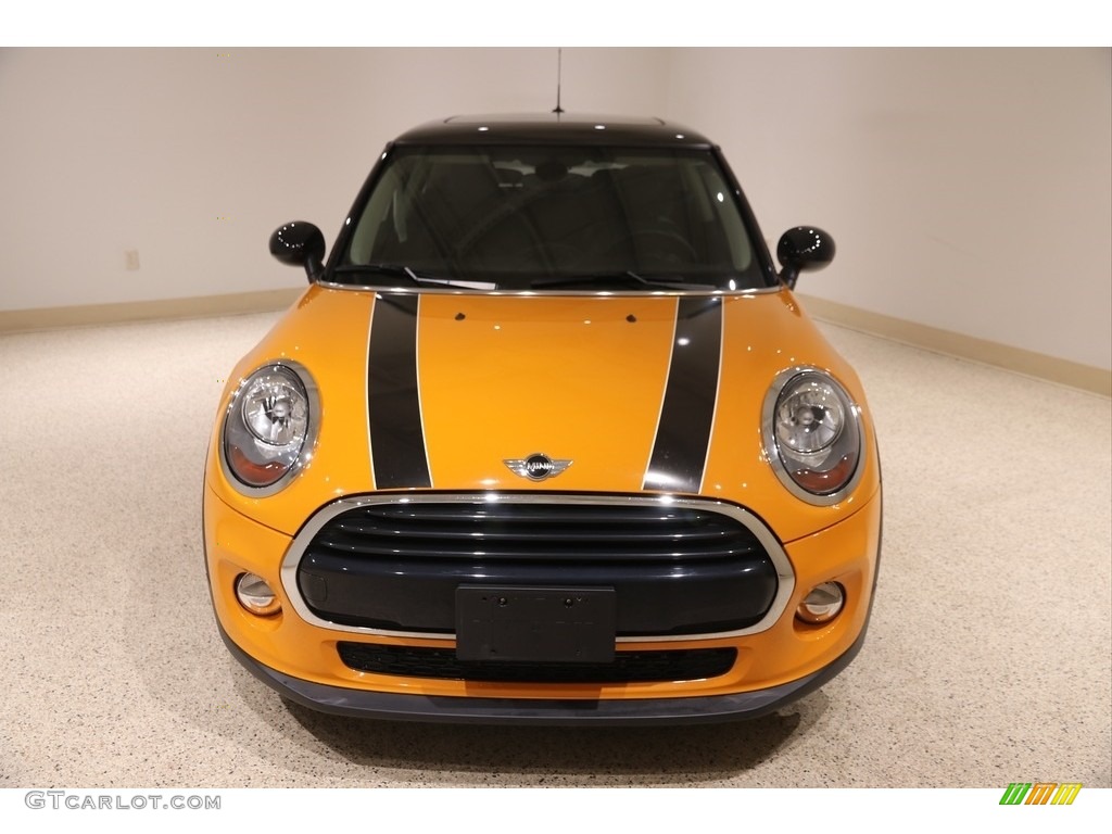 2017 Hardtop Cooper 2 Door - Volcanic Orange / Carbon Black photo #2