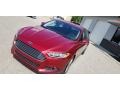 2015 Ruby Red Metallic Ford Fusion SE  photo #4