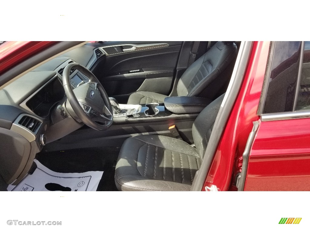 2015 Fusion SE - Ruby Red Metallic / Charcoal Black photo #13