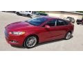 2015 Ruby Red Metallic Ford Fusion SE  photo #22