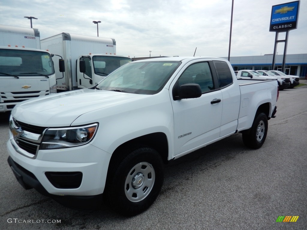 2020 Colorado WT Extended Cab - Summit White / Ash Gray/Jet Black photo #1