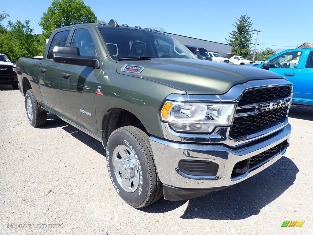 Olive Green Pearl 2020 Ram 2500 Tradesman Crew Cab 4x4 Exterior Photo #138181503