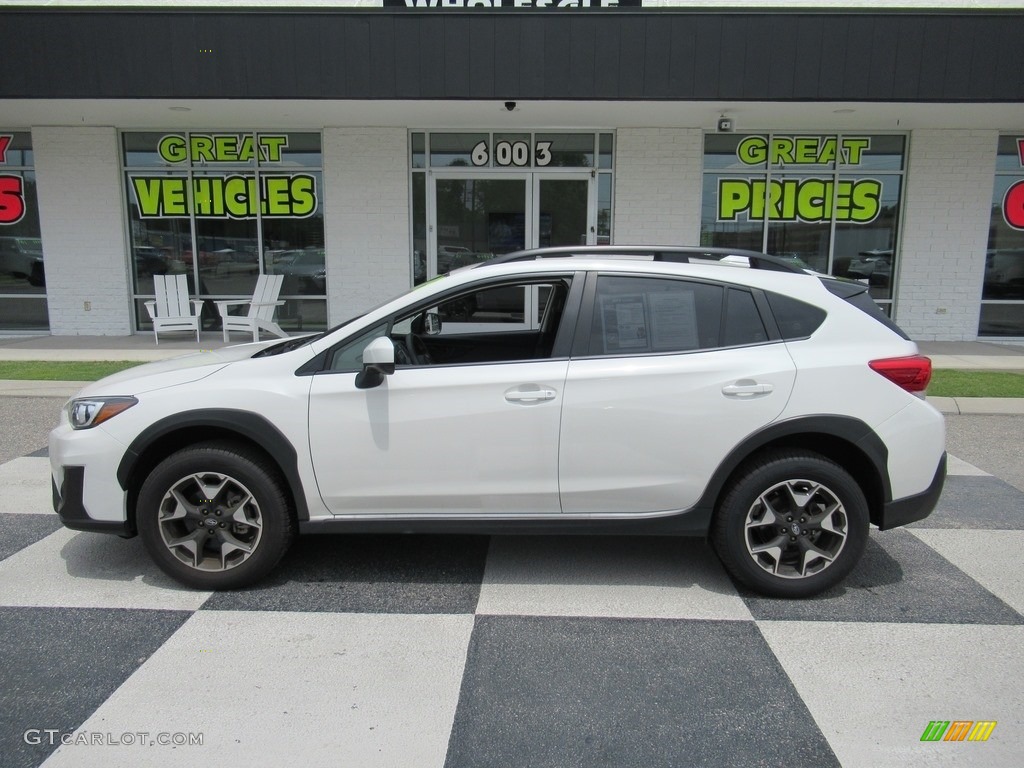 Crystal White Pearl Subaru Crosstrek