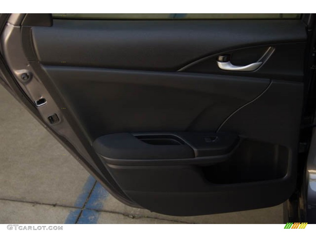 2019 Civic LX Sedan - Sonic Gray Pearl / Black photo #31
