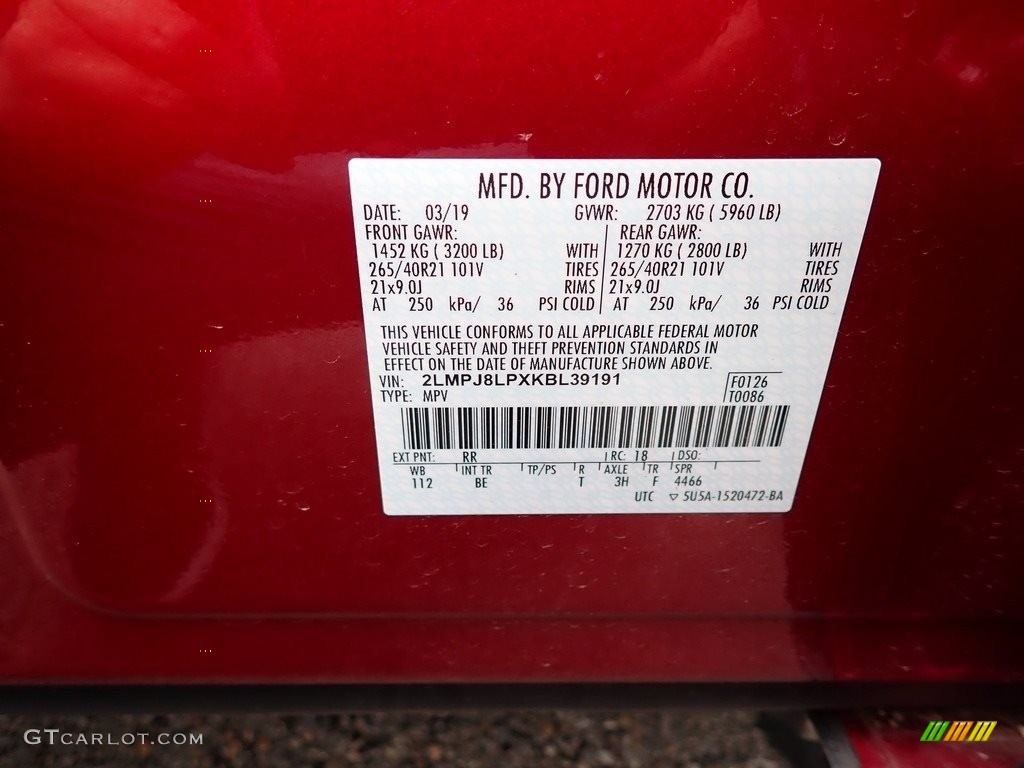 2019 Nautilus Color Code RR for Ruby Red Photo #138183130