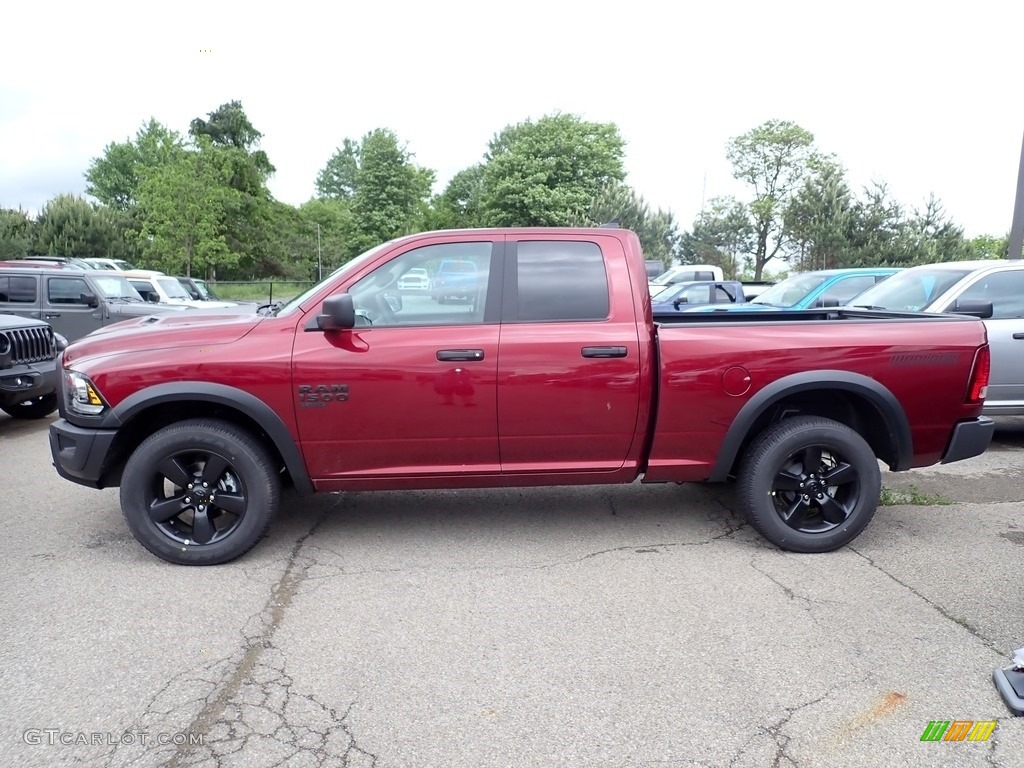 Delmonico Red Pearl 2020 Ram 1500 Classic Warlock Quad Cab 4x4 Exterior Photo #138183492