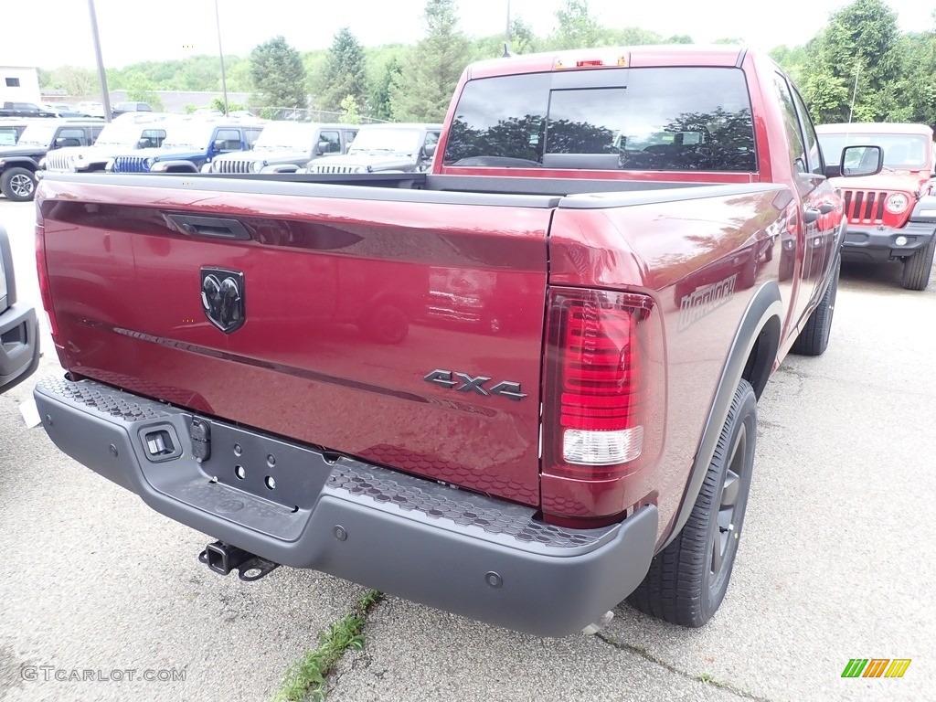 2020 1500 Classic Warlock Quad Cab 4x4 - Delmonico Red Pearl / Black photo #6