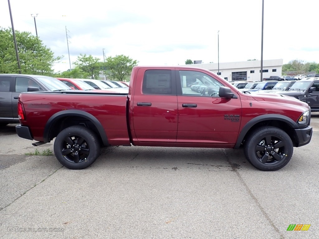 2020 1500 Classic Warlock Quad Cab 4x4 - Delmonico Red Pearl / Black photo #7