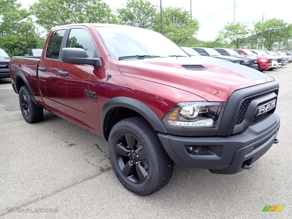 2020 1500 Classic Warlock Quad Cab 4x4 - Delmonico Red Pearl / Black photo #8