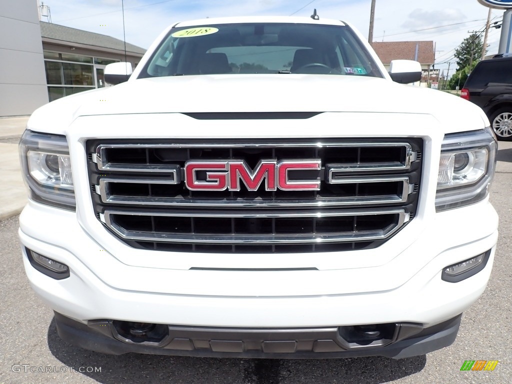 2018 Sierra 1500 Elevation Double Cab 4WD - Summit White / Dark Ash/Jet Black photo #9