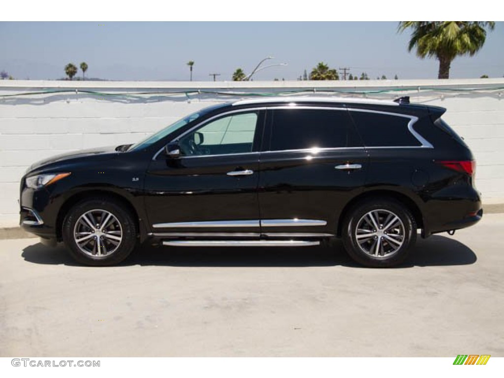 Black Obsidian 2017 Infiniti QX60 Standard QX60 Model Exterior Photo #138183727