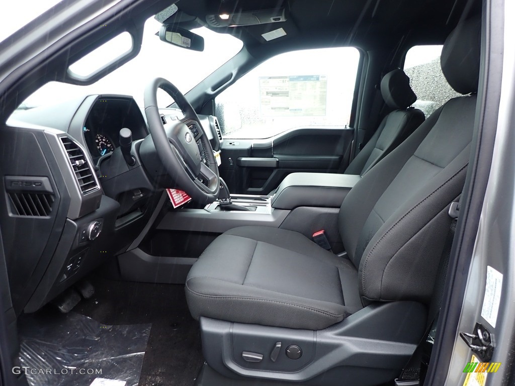 Black Interior 2020 Ford F150 XLT SuperCrew 4x4 Photo #138185313
