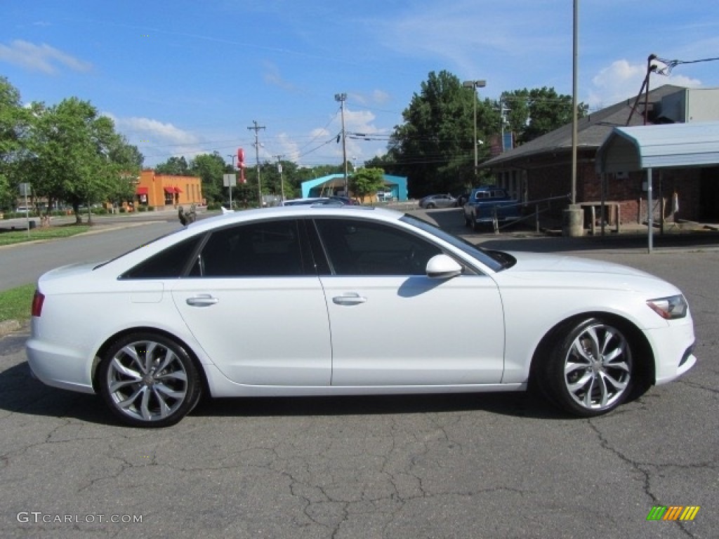 2015 A6 2.0T Premium Plus quattro Sedan - Ibis White / Nougat Brown photo #11