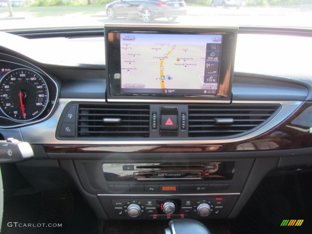 2015 A6 2.0T Premium Plus quattro Sedan - Ibis White / Nougat Brown photo #15