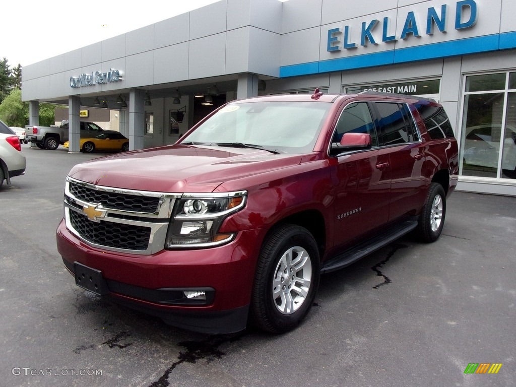 2019 Suburban LT 4WD - Siren Red Tintcoat / Jet Black photo #1