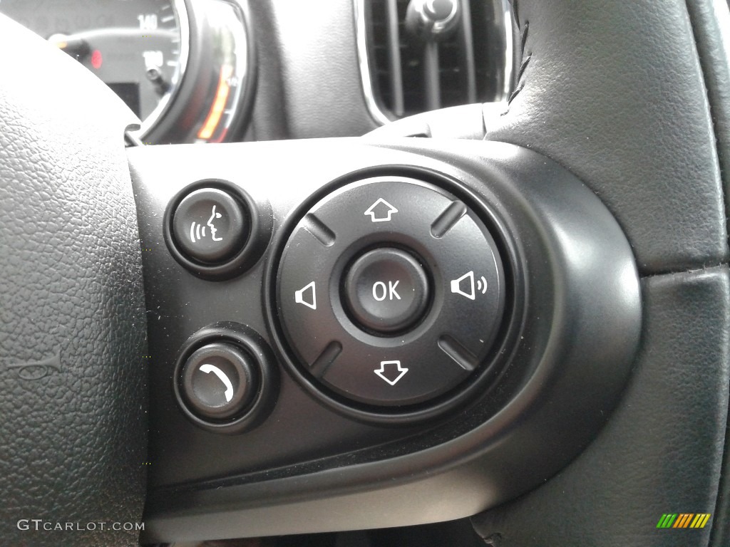 2018 Mini Countryman Cooper Carbon Black Steering Wheel Photo #138186159