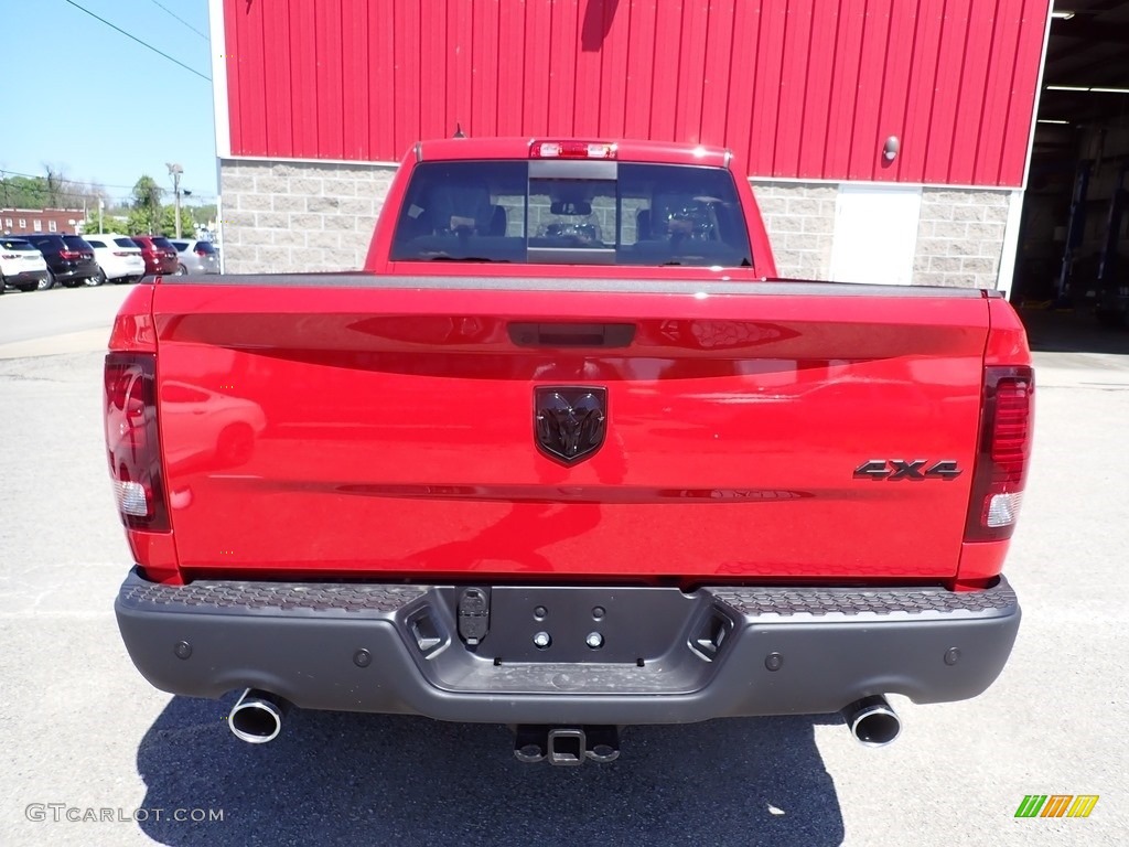 2020 1500 Classic Warlock Quad Cab 4x4 - Flame Red / Black/Diesel Gray photo #5