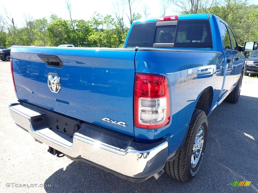 2020 2500 Tradesman Crew Cab 4x4 - Hydro Blue Pearl / Black/Diesel Gray photo #6