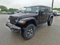 2020 Black Jeep Wrangler Unlimited Rubicon 4x4  photo #5