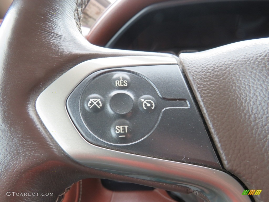 2014 Chevrolet Silverado 1500 High Country Crew Cab 4x4 High Country Saddle Steering Wheel Photo #138190131