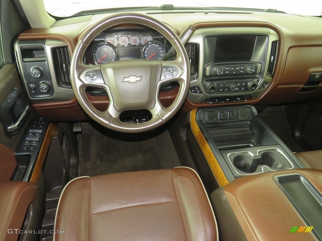 2014 Chevrolet Silverado 1500 High Country Crew Cab 4x4 High Country Saddle Dashboard Photo #138190179