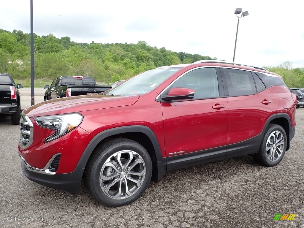 Red Quartz Tintcoat 2020 GMC Terrain SLT AWD Exterior Photo #138190734