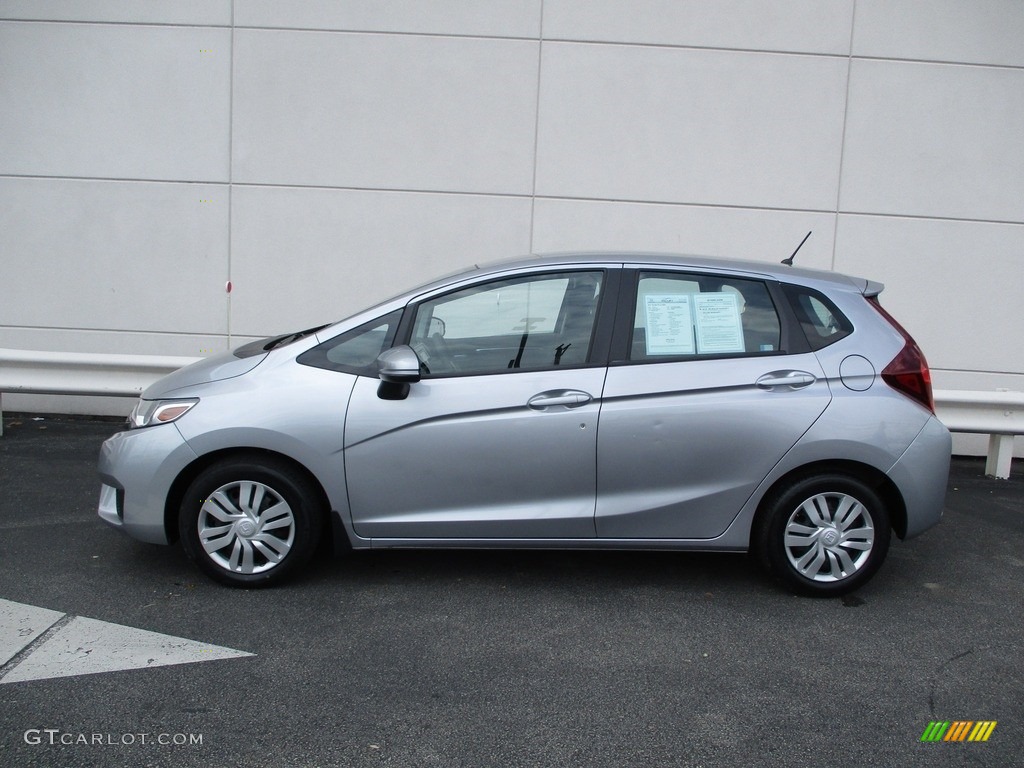Lunar Silver Pearl 2017 Honda Fit LX Exterior Photo #138190758
