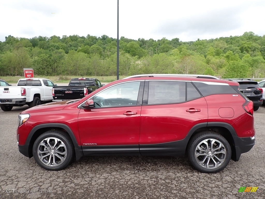 Red Quartz Tintcoat 2020 GMC Terrain SLT AWD Exterior Photo #138190902