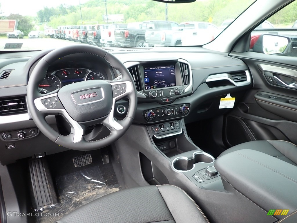 Jet Black Interior 2020 GMC Terrain SLT AWD Photo #138191037