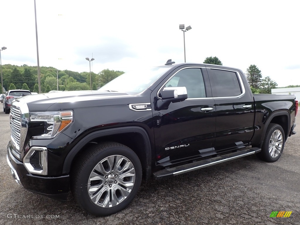 Onyx Black 2020 GMC Sierra 1500 Denali Crew Cab 4WD Exterior Photo #138191670