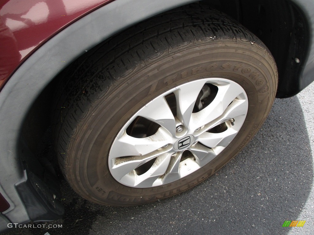 2012 CR-V EX-L 4WD - Basque Red Pearl II / Gray photo #6