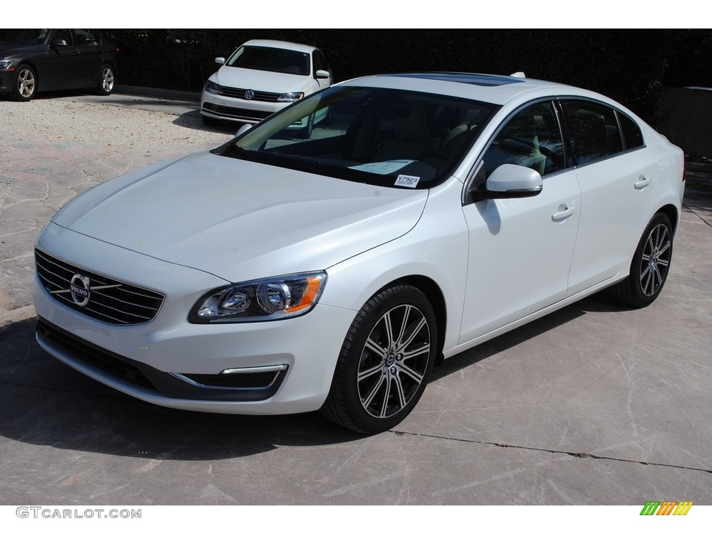 Crystal White Pearl Metallic 2017 Volvo S60 T5 Exterior Photo #138191793