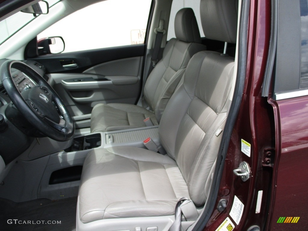 2012 CR-V EX-L 4WD - Basque Red Pearl II / Gray photo #11