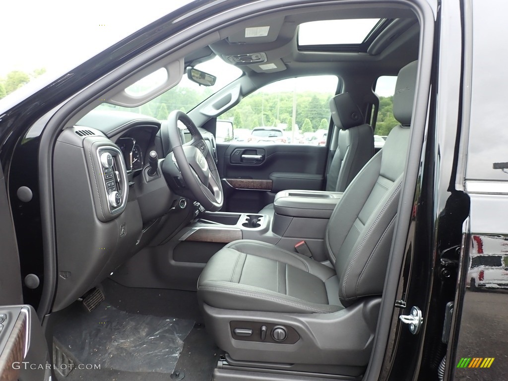Jet Black Interior 2020 GMC Sierra 1500 Denali Crew Cab 4WD Photo #138191988