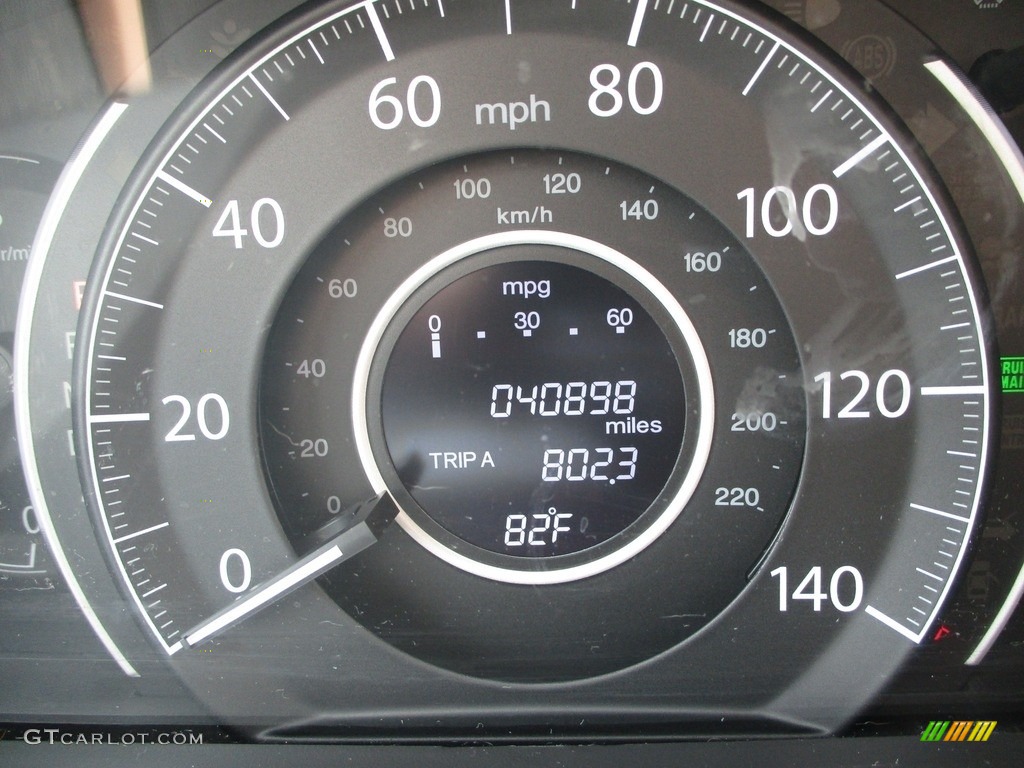2012 CR-V EX-L 4WD - Basque Red Pearl II / Gray photo #20