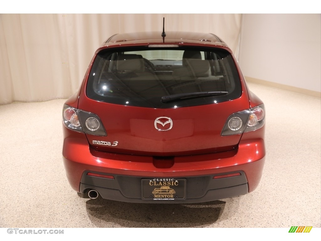 2008 MAZDA3 s Touring Hatchback - True Red / Black photo #15
