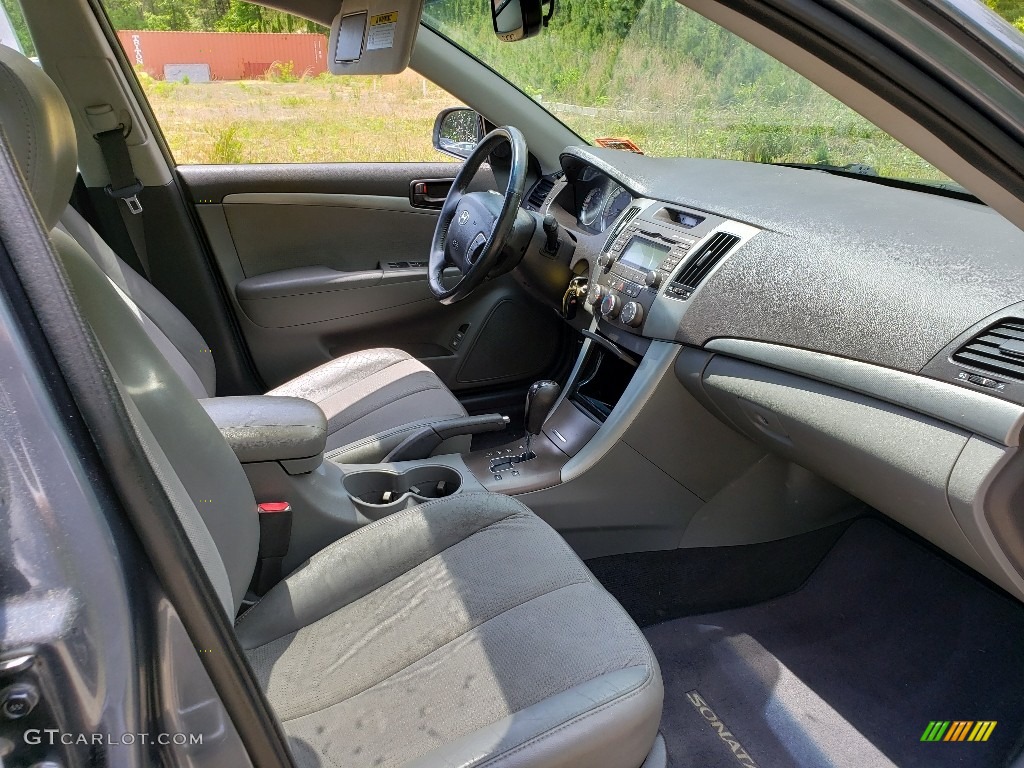 2009 Sonata SE V6 - Slate Blue / Gray photo #10