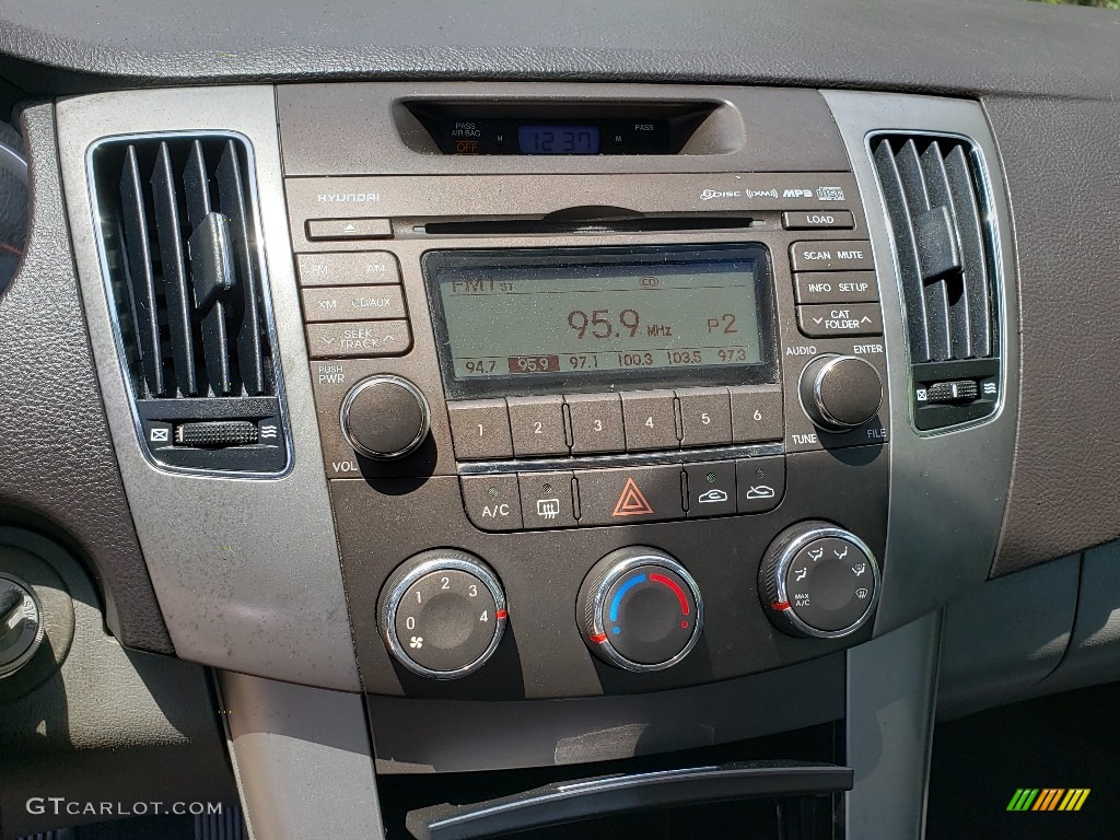 2009 Sonata SE V6 - Slate Blue / Gray photo #21
