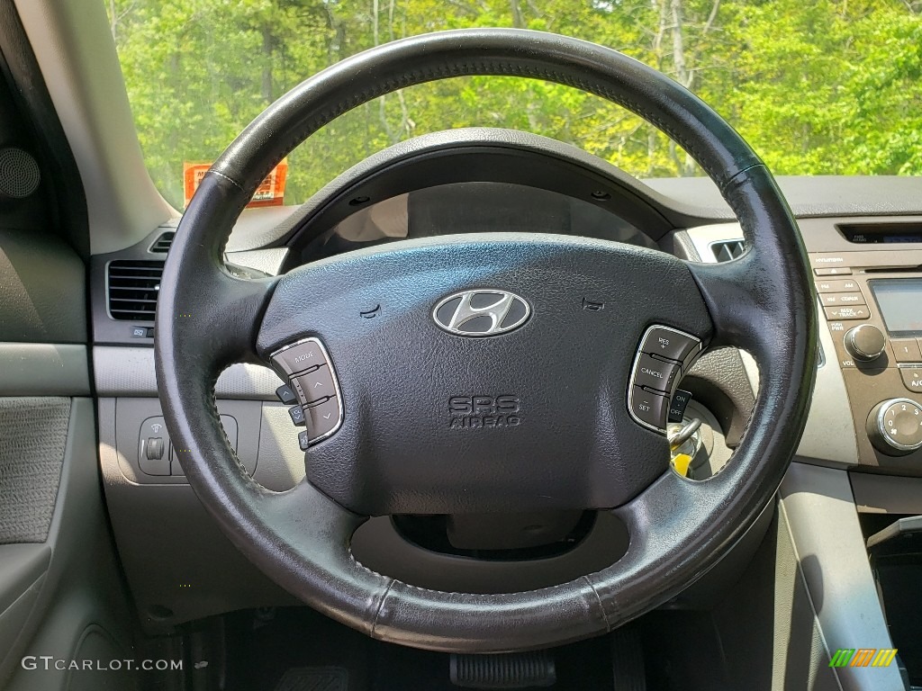 2009 Sonata SE V6 - Slate Blue / Gray photo #22