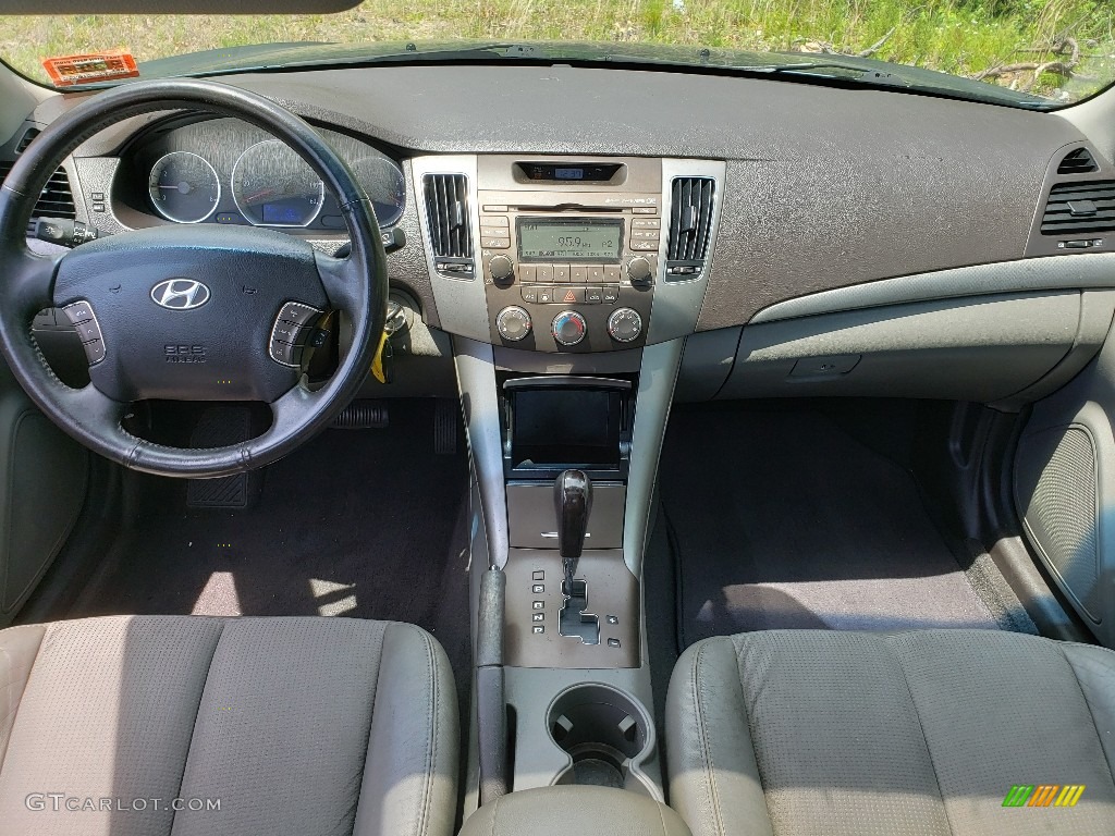 2009 Sonata SE V6 - Slate Blue / Gray photo #24