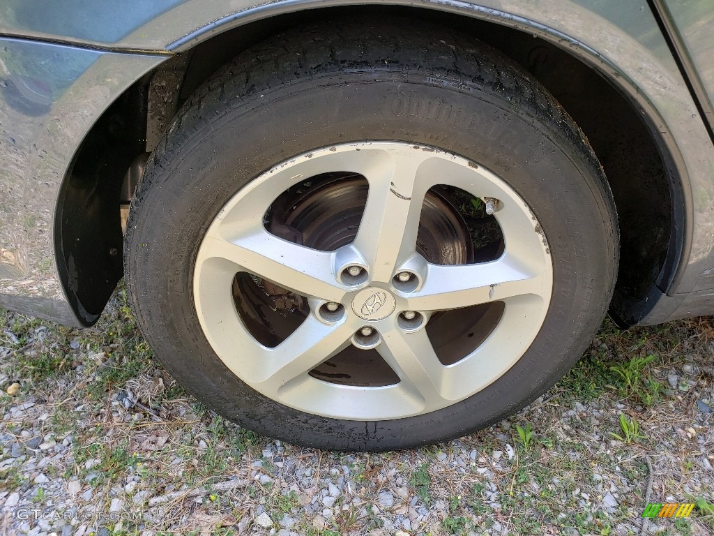 2009 Sonata SE V6 - Slate Blue / Gray photo #28