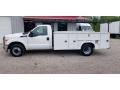 2014 Oxford White Ford F350 Super Duty XL Regular Cab Dually Chassis  photo #2