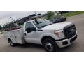 2014 Oxford White Ford F350 Super Duty XL Regular Cab Dually Chassis  photo #8